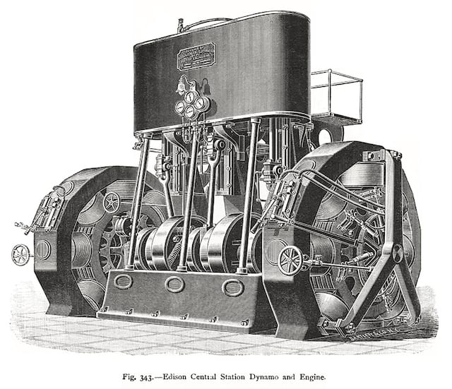 Edison central-station dynamo